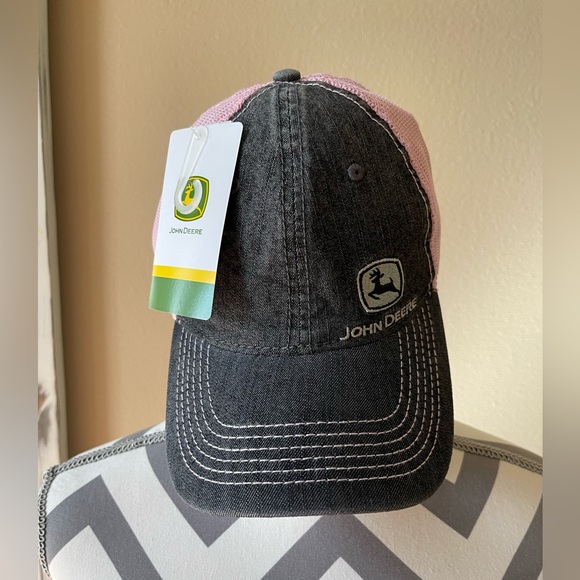 John Deere Accessories New John Deere Trucker Cap Hat Adjustable john-deere-accessories-new-john-deere-trucker-cap-hat-adjustable